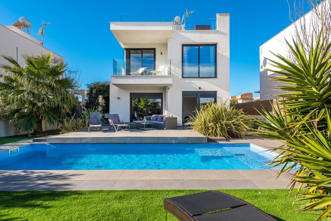 Villa 11 Oasis del Mare, 5min Strand, Wifi, Klima, Fußbodenheizung Sa Ràpita Exterior foto